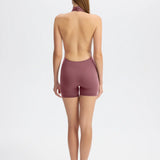 Bambi Playsuit - Mauve