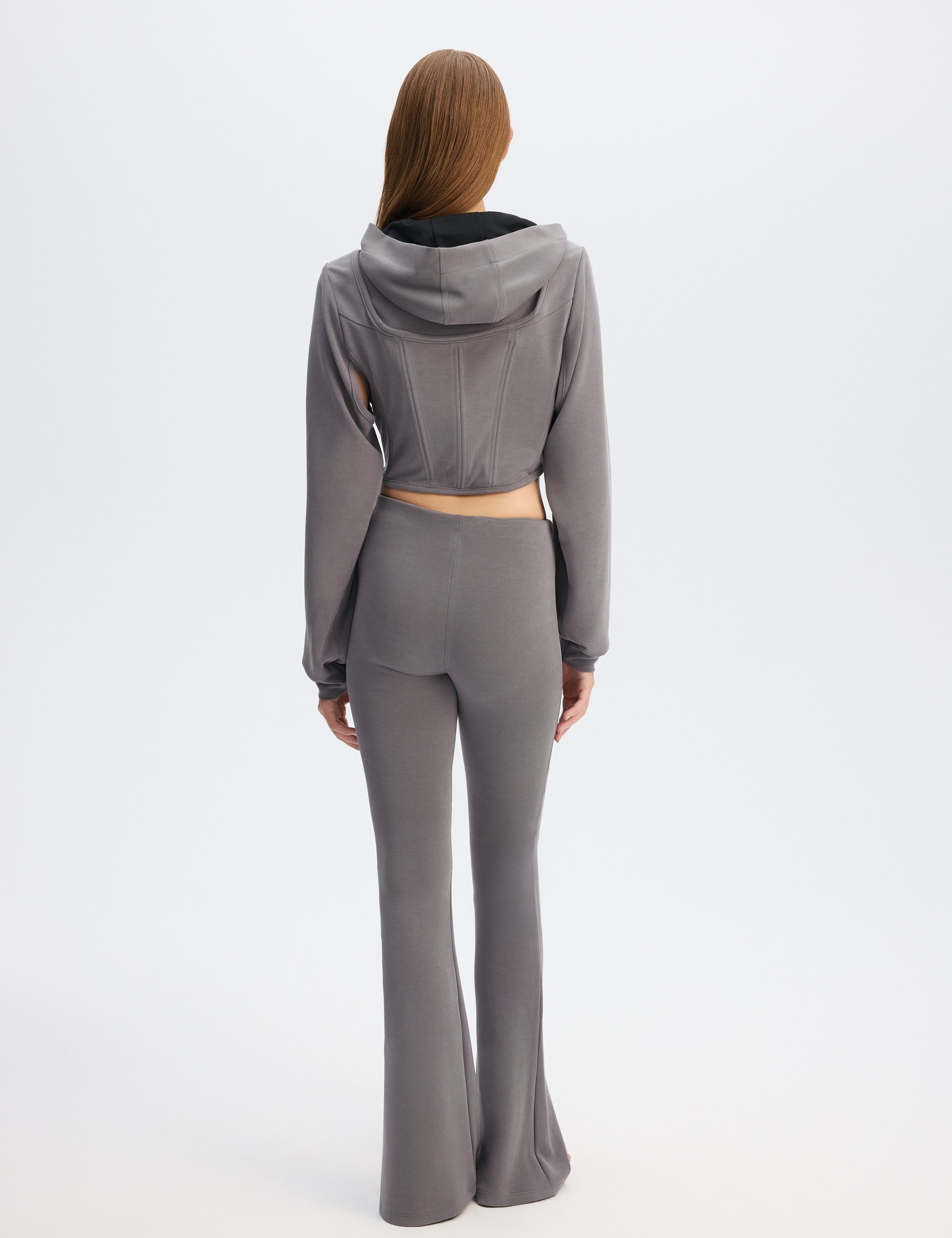 London Corset Hoodie - Grey