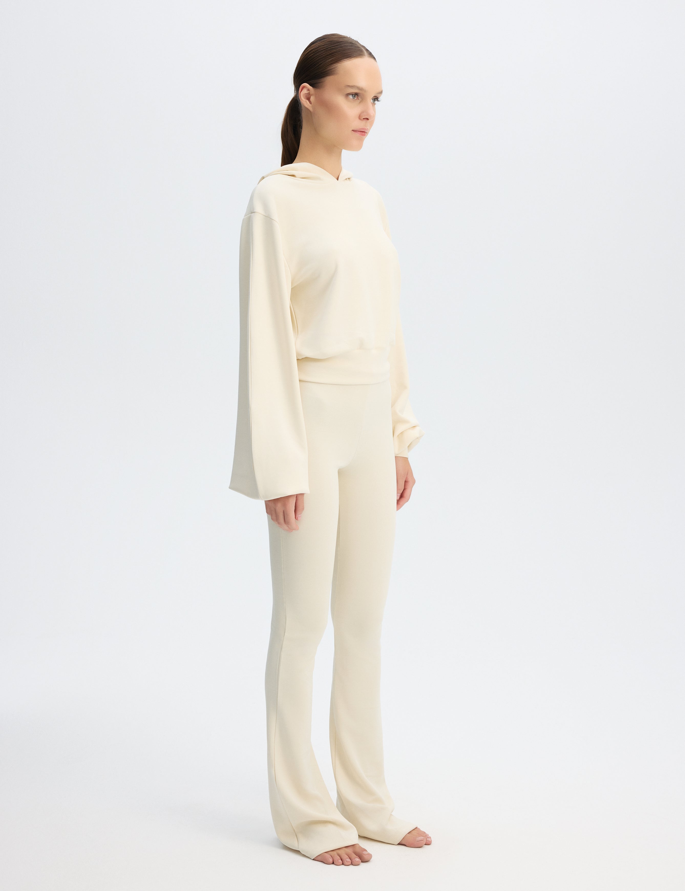 London Flared Pants - Beige