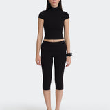 Off-Duty Yoga Capri Pants - Black