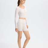 Skin Cardigan Top - Pink